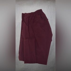 Burgundy Scrub Bottom